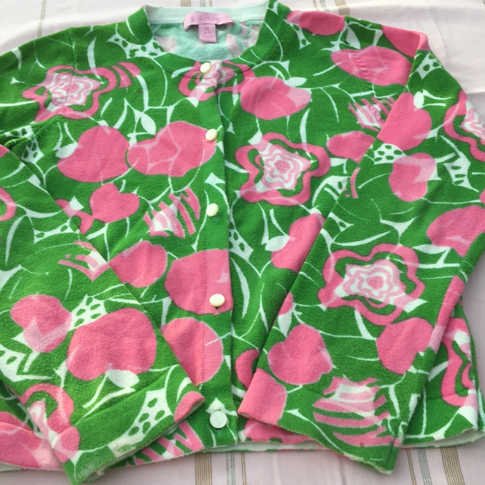 Lilly Pulitzer cardigan Sweater.